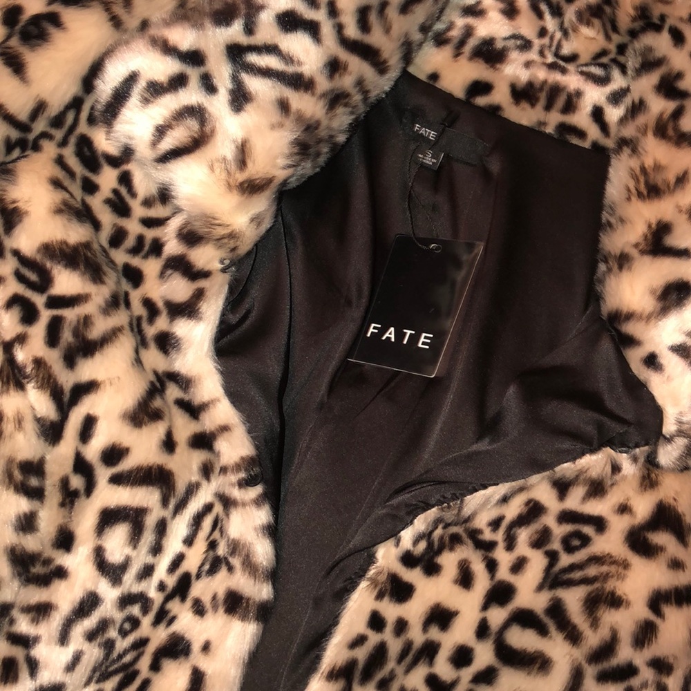 Faux fur coat